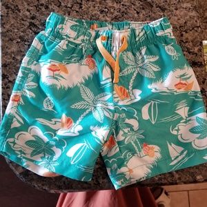 Gymboree 12-18 month lined swim trunks